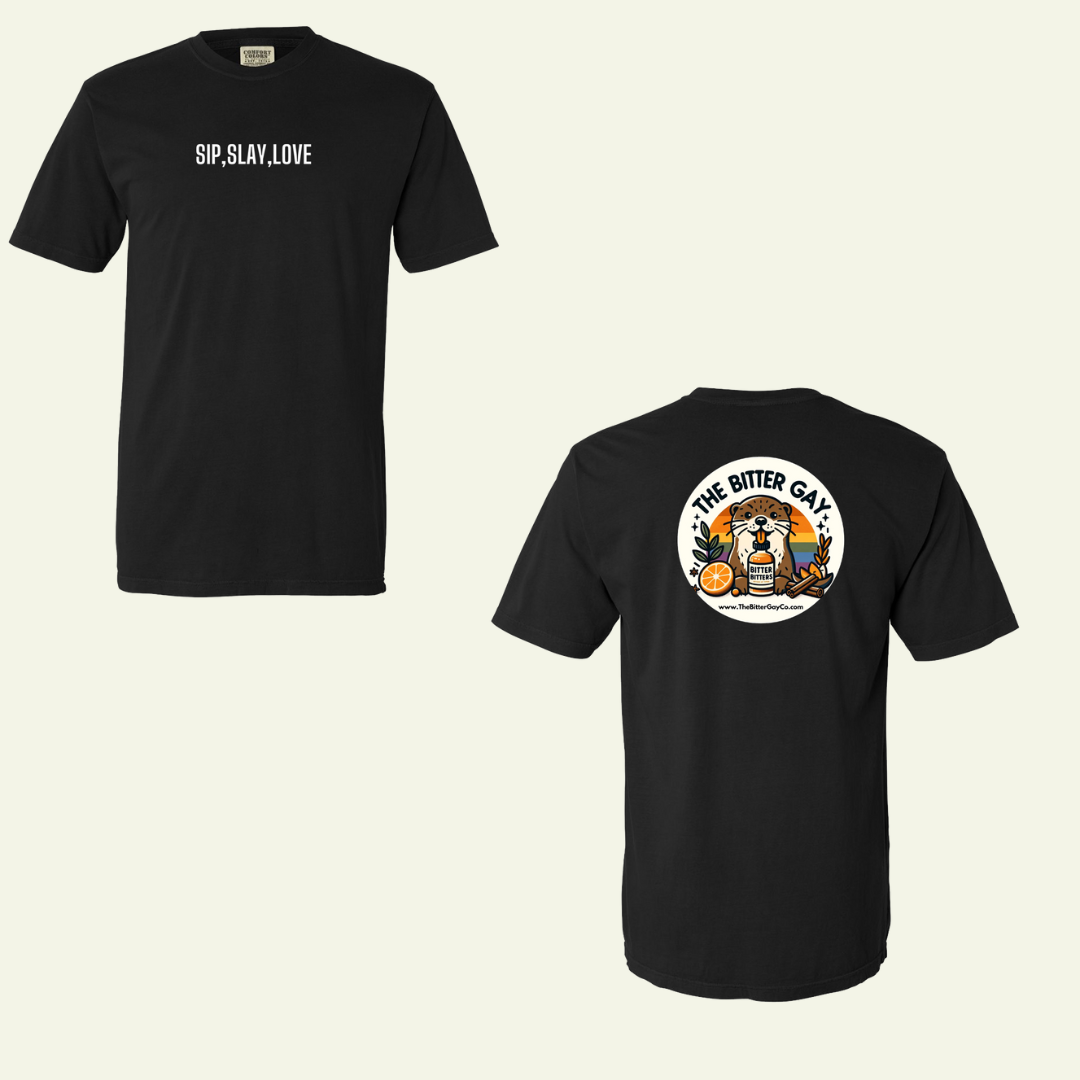The Bitter Gay - Sip Slay Love - Unisex Soft Tshirt - The Bitter Gay Co.
